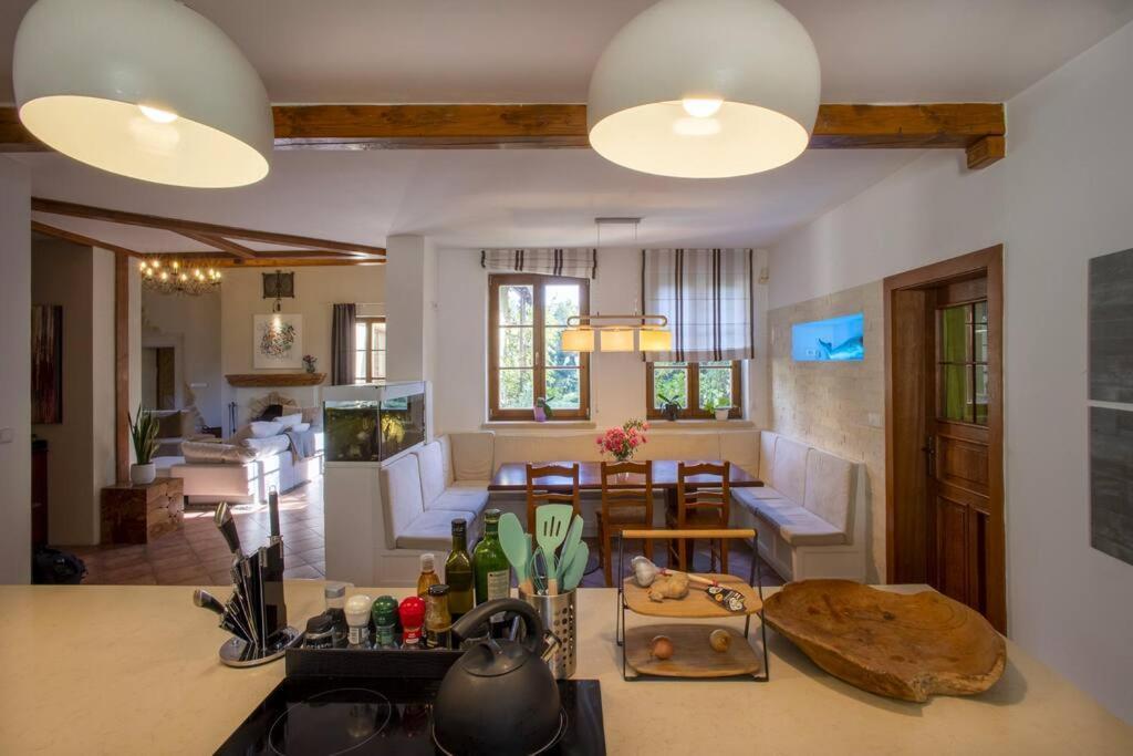 7 Bedroom Secluded Villa Close To Prague Říčany Kültér fotó